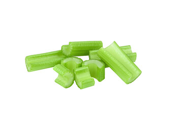 celery isolated on a white background