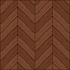 Wooden planks floor pattern dark brown vector design background