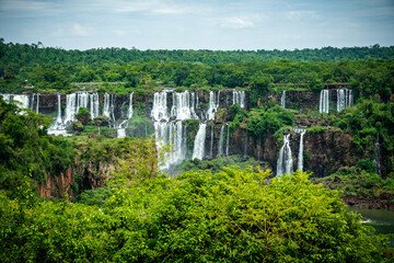 Amazing photo of Iguazu Falls in Brazil