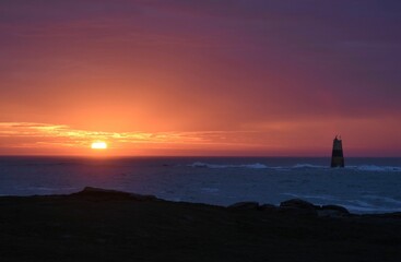 Tourelle de la Pointe du But, île d'Yeu, Vendée, France