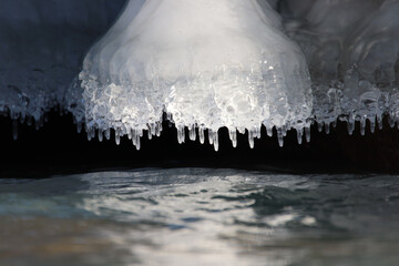Ice Bell Over Water