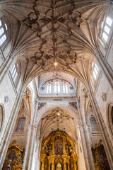 Fototapeta premium Detail from the interior of St. Stephen's Church in Salamanca, Spain