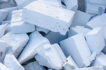 gypsum brick white construction gas block for building a house