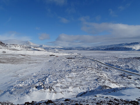 Roads of Iceland in Winter