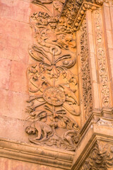 The platereque facade of the University of Salamanca, Spain
