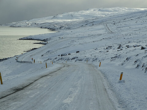 Roads of Iceland in Winter
