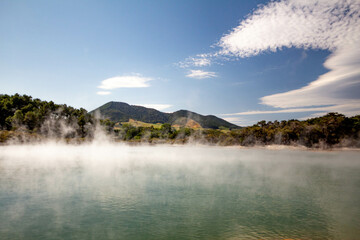 Sulfur Lakes New Zealand