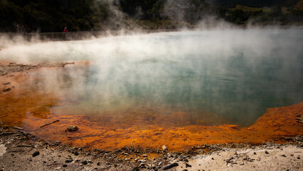 Obraz na płótnie Canvas Sulfur Lakes New Zealand