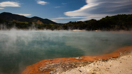 Sulfur Lakes New Zealand