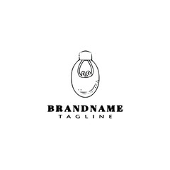 cute light bulb logo simple icon vector illustration