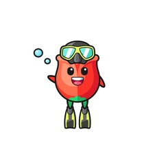 the rose diver cartoon character