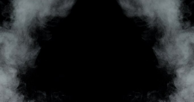 The frame is made of a dust explosion.