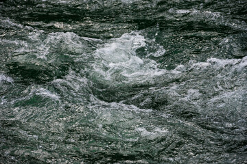 Rapids of Yellowstone River Crash Around Themselves