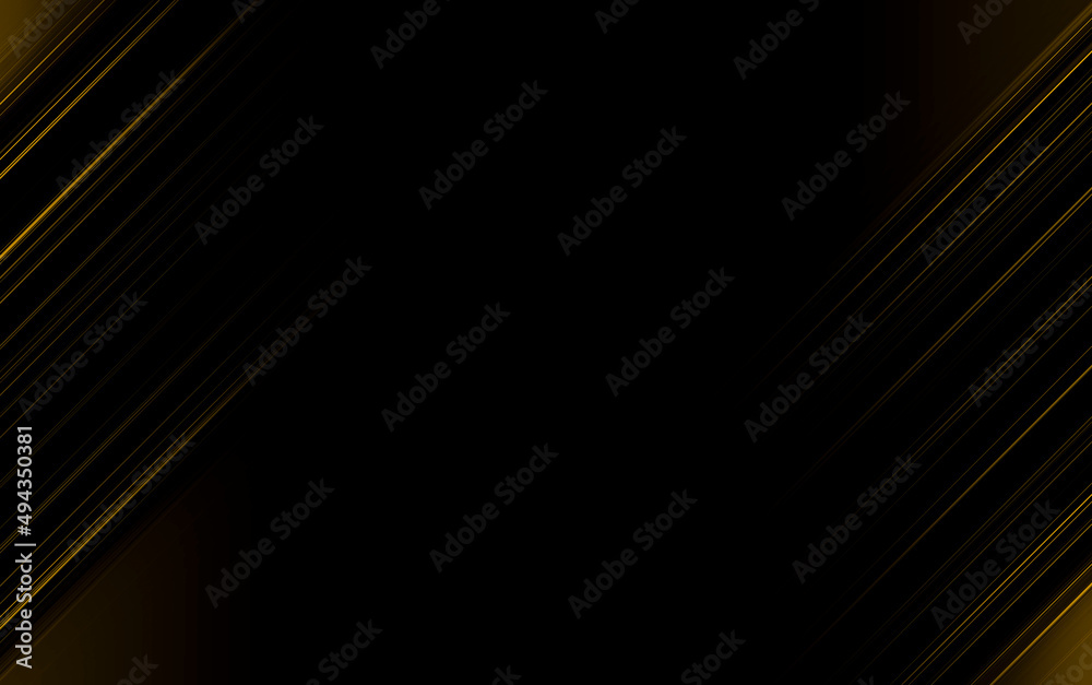 Leinwandbilder abstract black and gold are light with white the gradient is the surface with templates metal textur