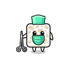 surgeon tempeh mascot character