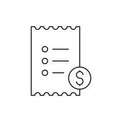 Dollar checkout icon design isolated on white background