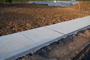 new concrete footpath sidewalk cement - Powered by Adobe