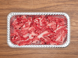 牛肉の薄切り