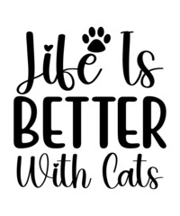 Cat SVG bundle by Oxee, cat mom svg, cat grandma svg, cut file, cat silhouette svg, cat quotes, cat rescue, sarcastic cat quotes svg ,Cat Bundle SVG,cat svg,kitty svg,Cute Cat SVG files for Cricut,cat