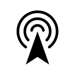 Antenna Icon Vector Symbol Design Illustration