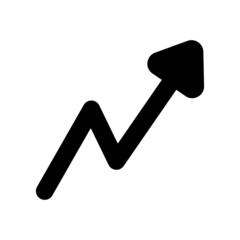 Trending Icon Vector Symbol Design Illustration