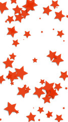 Small red star on the white background.