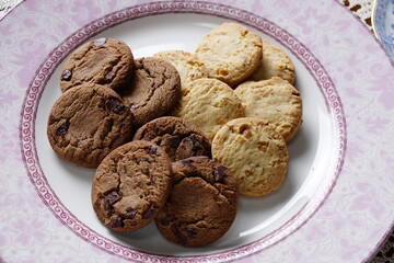 チョコクッキー　アーモンドクッキー