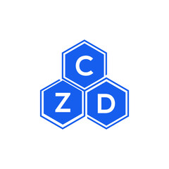 CZD letter logo design on White background. CZD creative initials letter logo concept. CZD letter design. 
