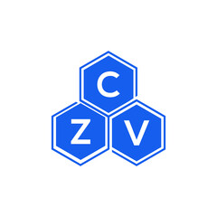 CZV letter logo design on White background. CZV creative initials letter logo concept. CZV letter design. 
