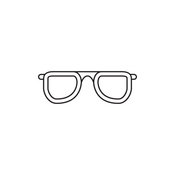 Sunglasses, glasses icon line style icon, style isolated on white background