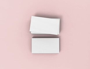 Background for business card mock-up. Business card design background. 3D rendering illustration.