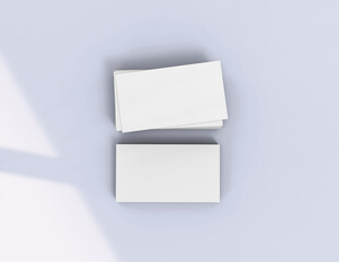 Background for business card mock-up. Business card design background. 3D rendering illustration.