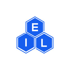EIL letter logo design on White background. EIL creative initials letter logo concept. EIL letter design. 
