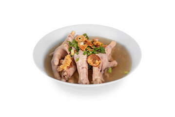 chinese stewed chicken feet with herbs