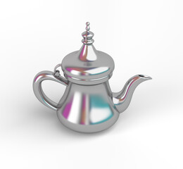 Eid Teapot From The Right Side