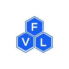 FVL letter logo design on White background. FVL creative initials letter logo concept. FVL letter design. 
