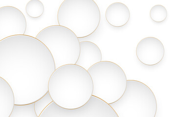 White abstract background on 3d design