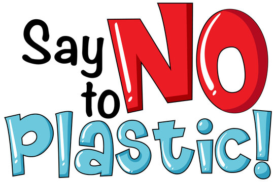 Say no to plastic typography logo design