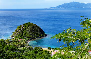 Pain du Sucre Rock, Terre-de-Haut, Iles des Saintes, Les Saintes, Guadeloupe, Lesser Antilles, Caribbean.