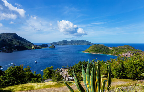 Bay of Les Saintes, Terre-de-Haut, Iles des Saintes, Les Saintes, Guadeloupe, Lesser Antilles, Caribbean.