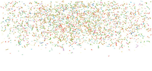 白背景と紙吹雪のテクスチャ