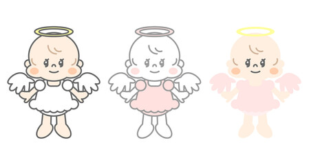 可愛いベビー天使