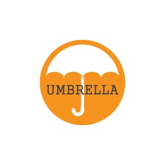 umbrella logo vector