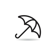 umbrella logo vector