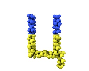 Ukraine Hearts Font Letter