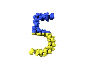 Ukraine Hearts Font Number 5