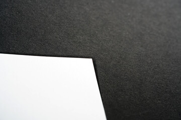 black and white paper