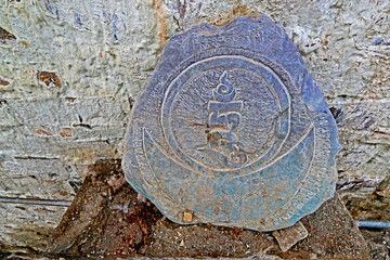 Architecture on the top of mountain in Leh Ladakh, India