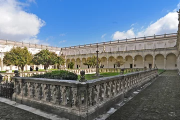 Kissenbezug Napoli, i chiostri della Certosa di San Martino © lamio