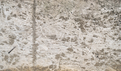 Texture of a concrete wall with cement plaster. Construction works.